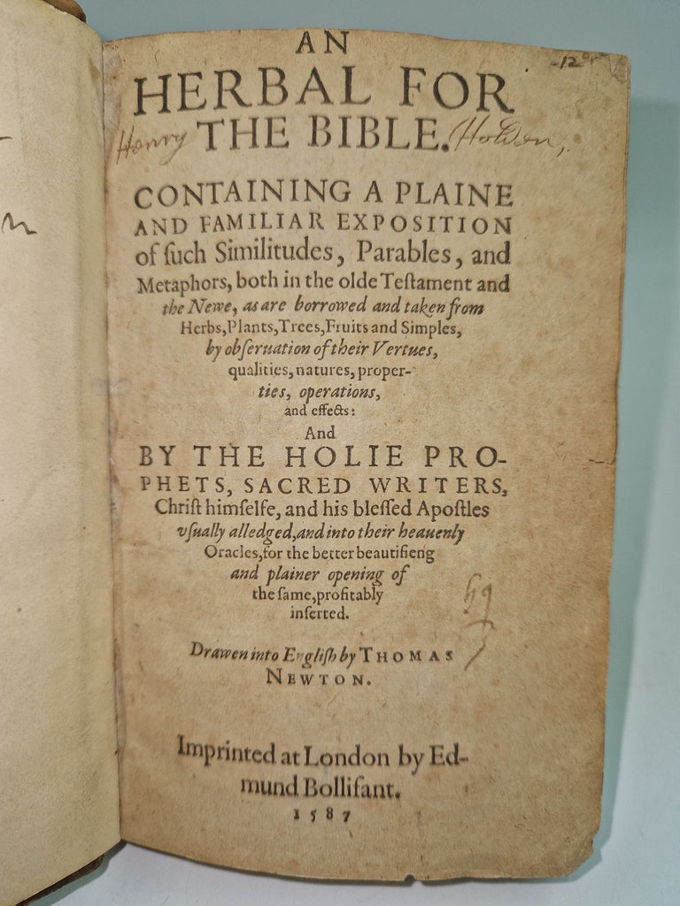 An herbal for the Bible.