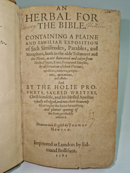 An herbal for the Bible.
