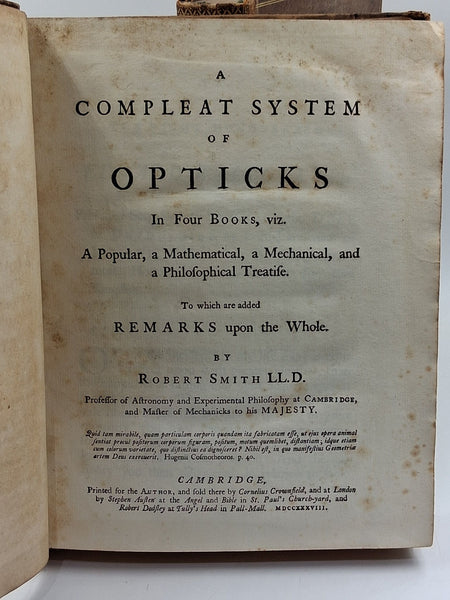 A Compleat System of Opticks