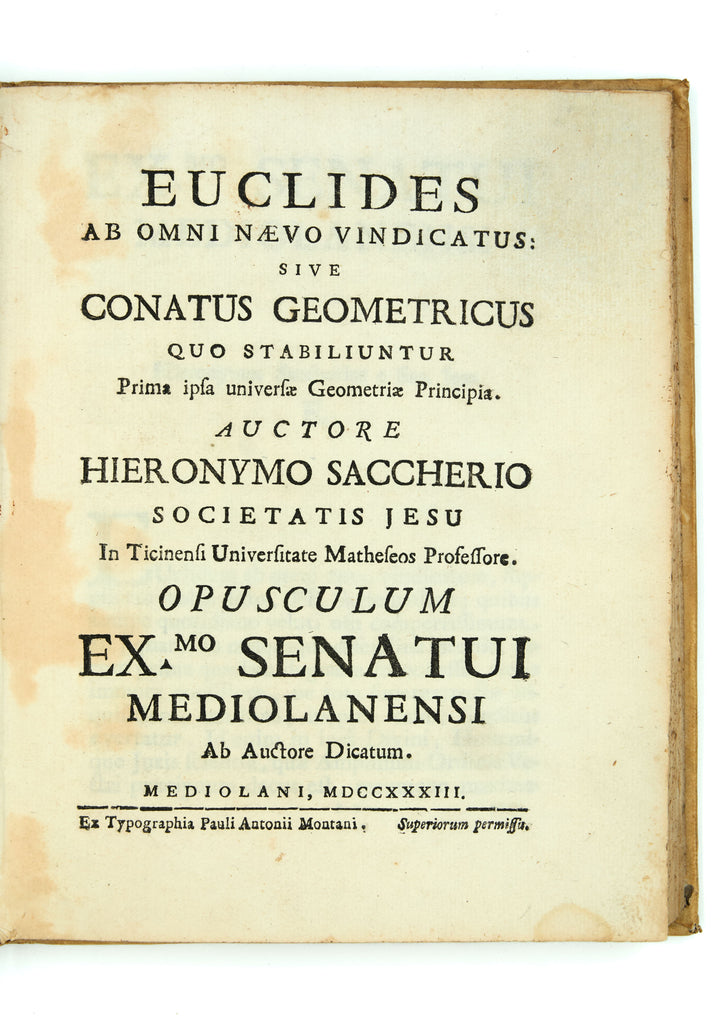 Euclides ab omni nævo vindicatus