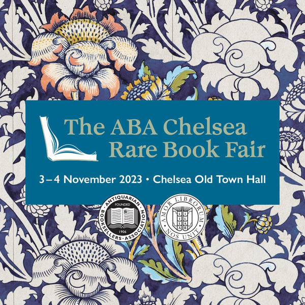Chelsea Rare Book Fair. 3-4 November 2023