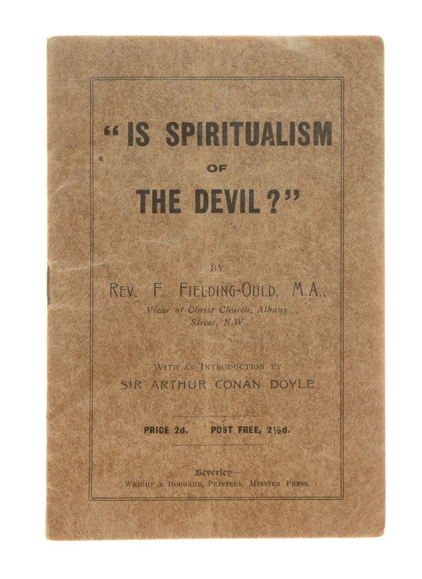 "Is Spiritualism of the Devil?"