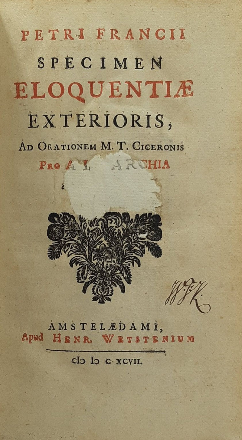 Specimen eloquentiae exterioris