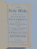 The Holy Bible, containing the Old and New Testaments. Newly Translated out of the Original Tongues, And with the former Translations diligently Compared and Revised.