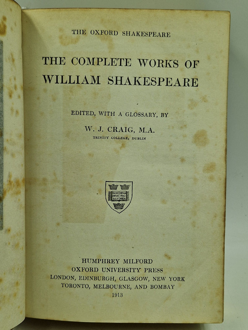 The Complete Works of William Shakespeare