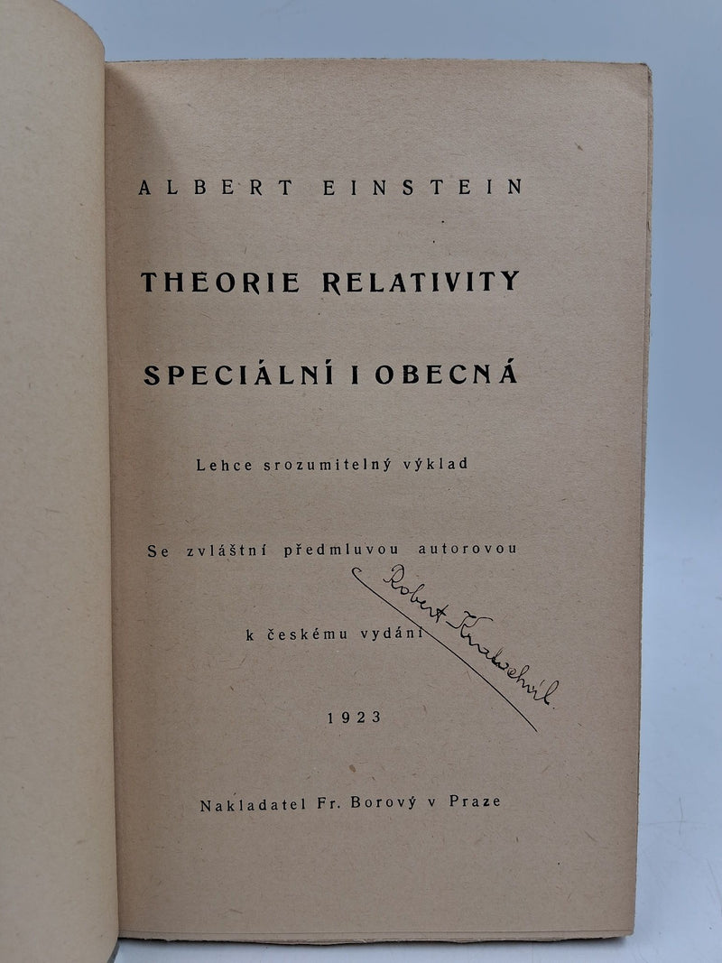 Theorie relativity speciální i obecná:
