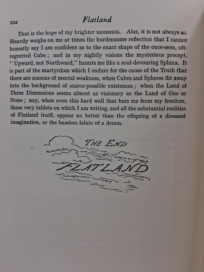 Flatland. A Romance of Many Dimensions.