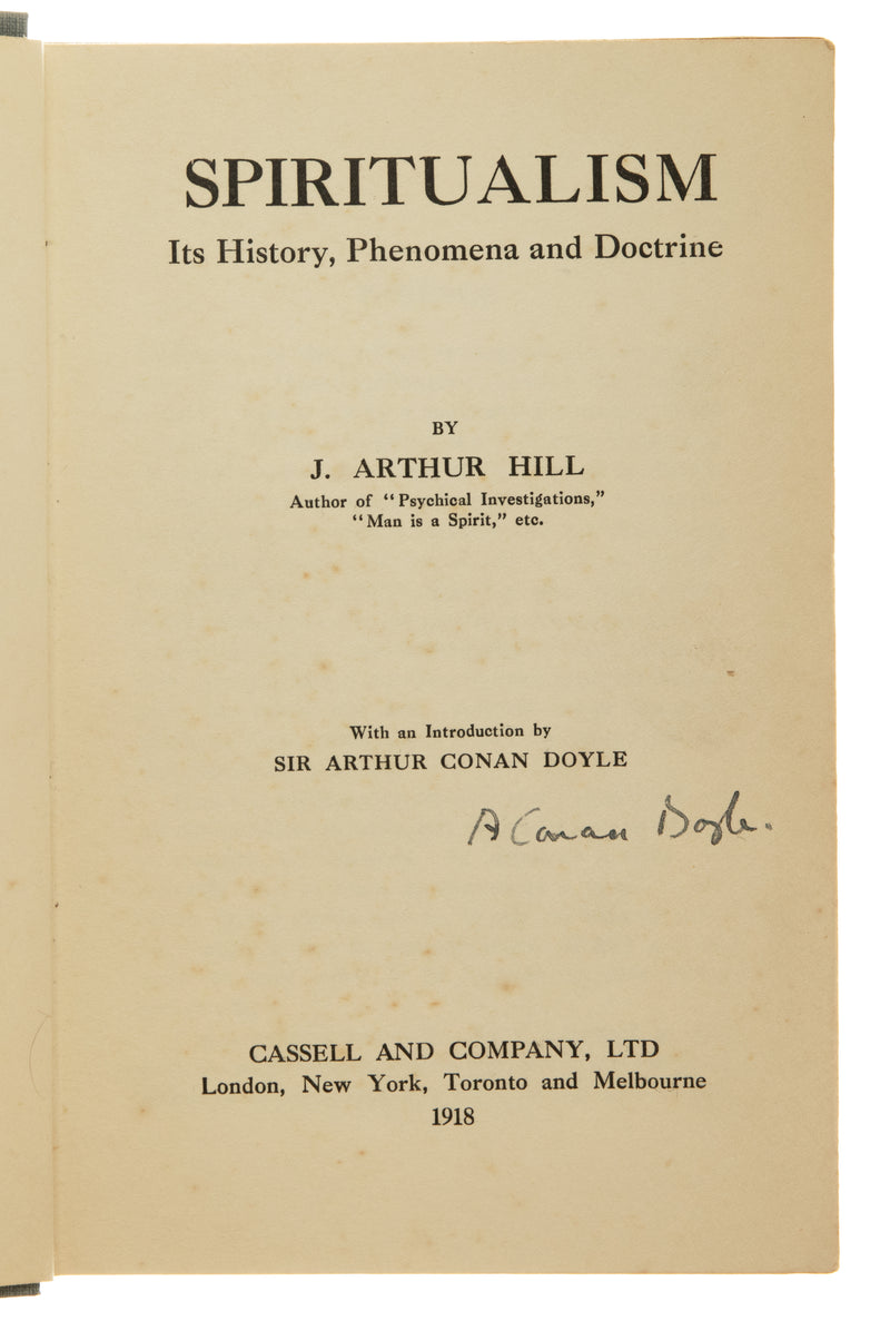 Spiritualism. Its History, Phenomena and Doctrine.