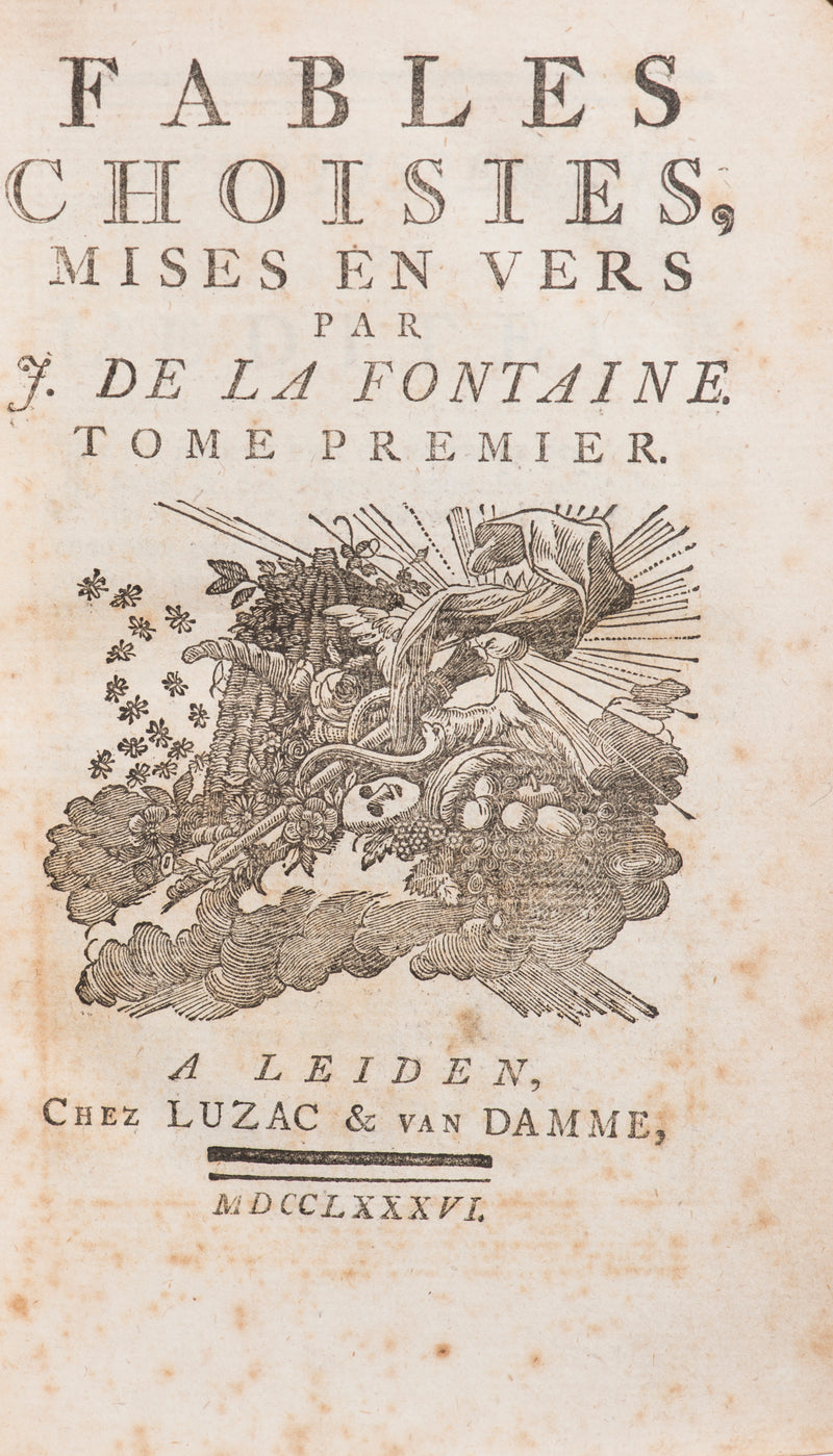 Fables Choisies, Mises en Vers par J. de la Fontaine