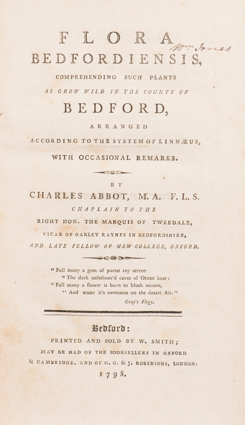 Flora Bedfordiensis