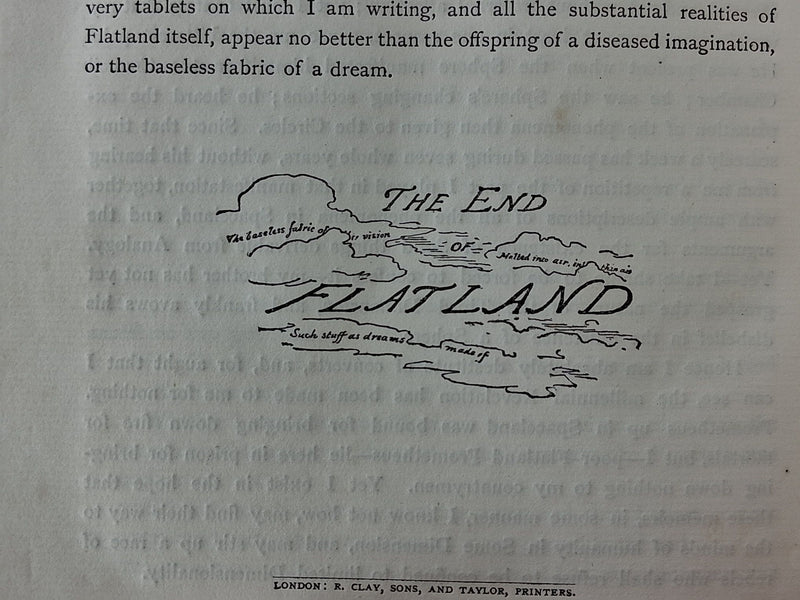 Flatland. A Romance of Many Dimensions.