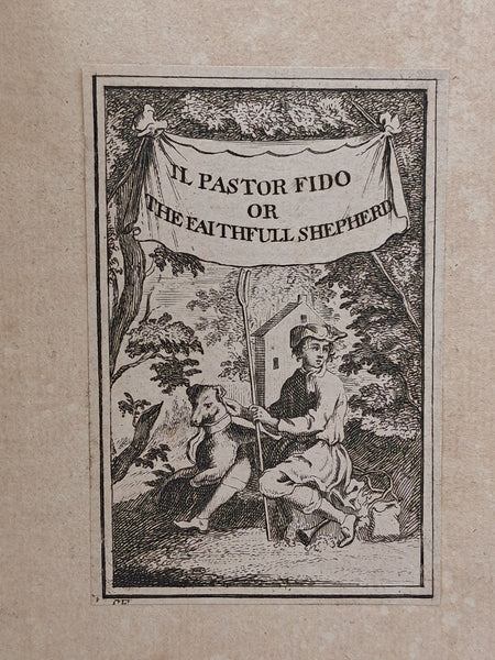 Il Pastor Fido or The faithfull Shepherd. Tranlsated out of Italian into English.