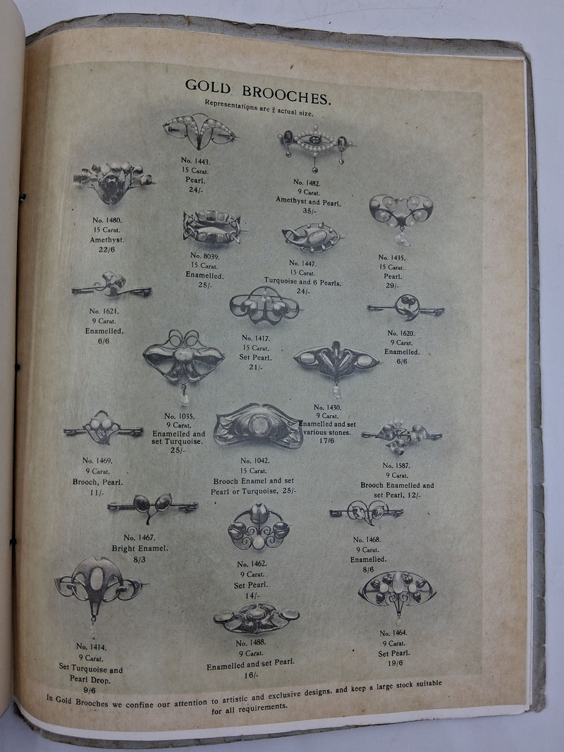 Manufacturing Jewellers, Goldsmiths, Silversmiths & Pewterers. [Trade Catalogue]