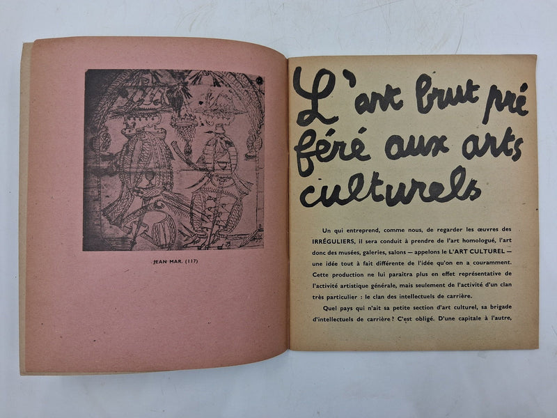 L'Art brut préféré aux arts culturels