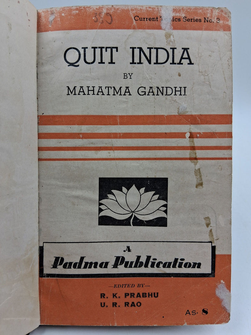 Quit India.