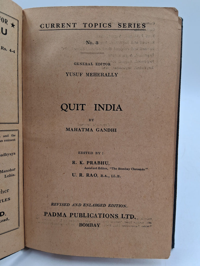 Quit India.