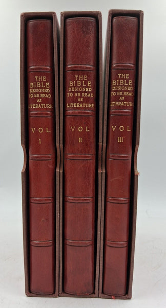 The Bible designed to be read as literature.