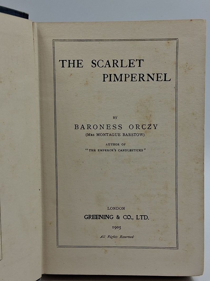 The Scarlet Pimpernel