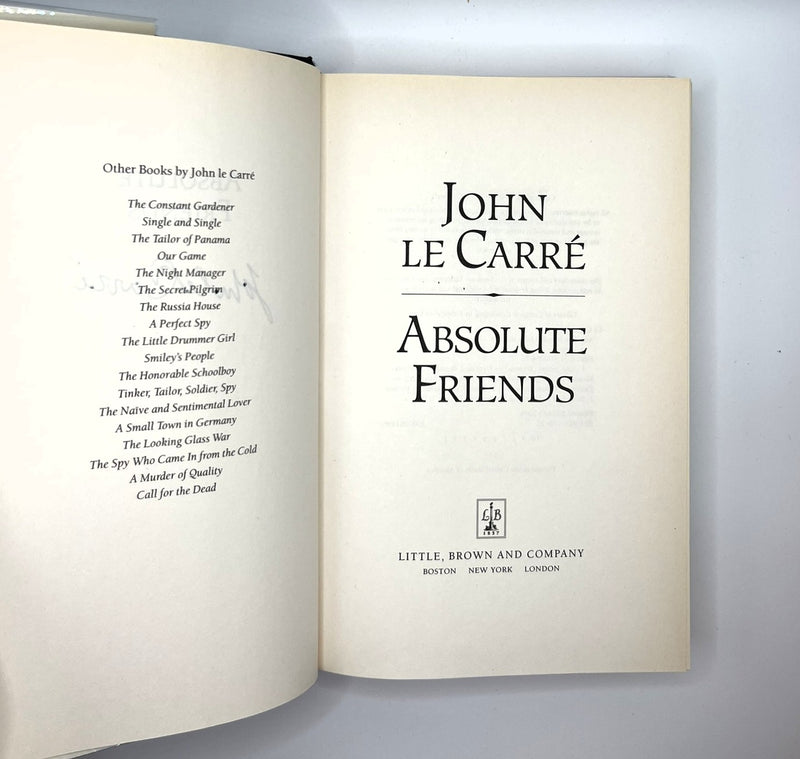 Absolute Friends (U.S. First Edition)