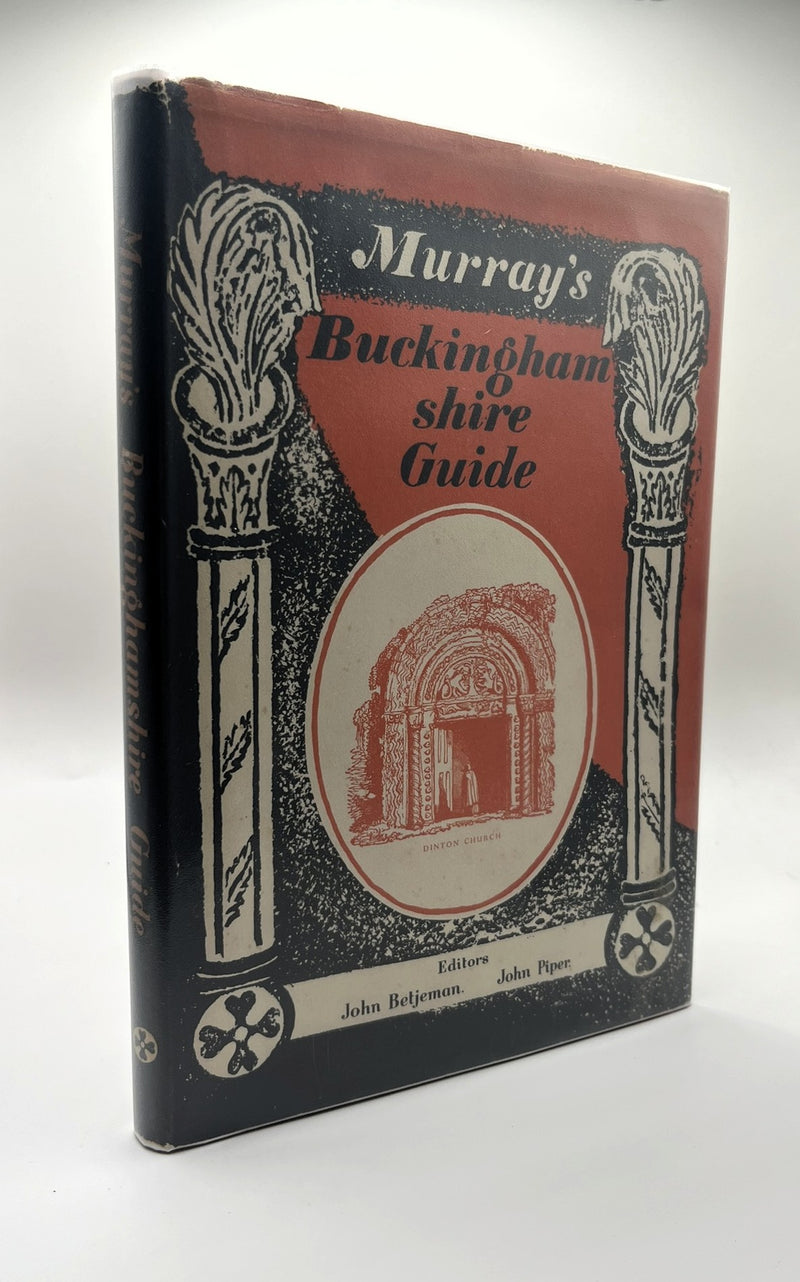 Book titled 'Murray's Buckinghamshire Guide' with decorative cover on a white background