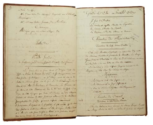 Collection Complete. Des hauts Grades, Ou quatre ordres Superieure. Professes par Le fr. O...: de France. Enrichie et Augmentee.