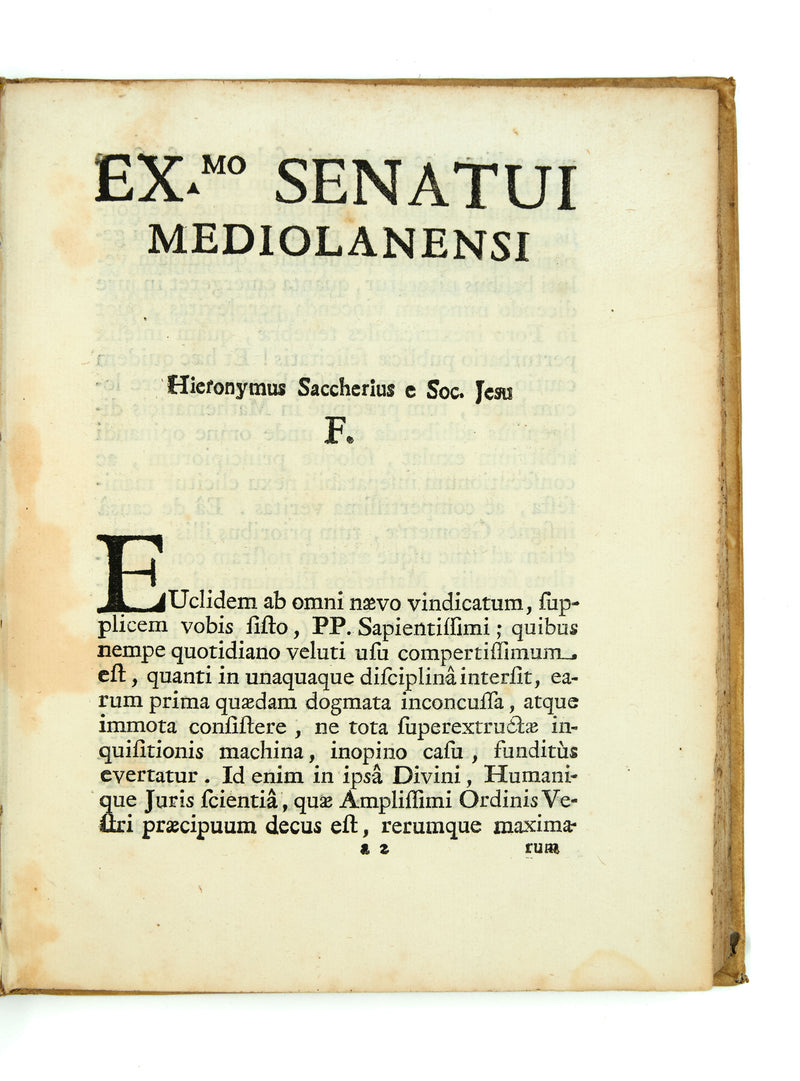 Euclides ab omni nævo vindicatus