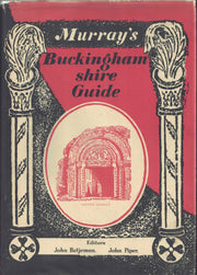 Book cover of 'Murray's Buckinghamshire Guide' with decorative elements and architectural illustration.