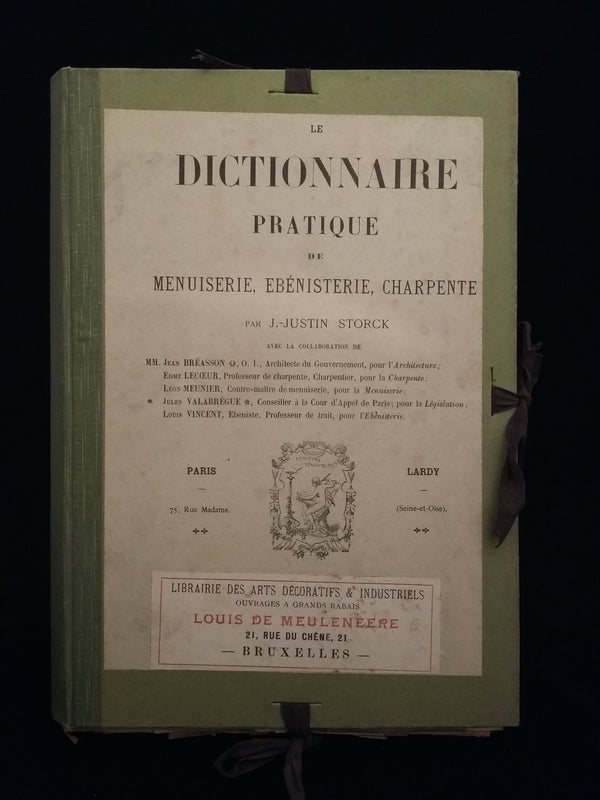 Le Dictionnaire Pratique de Menuiserie, Ebénisterie, Charpente