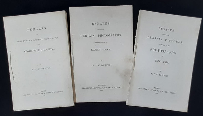 Remarks on some evidence recently communicated to the Photographic Society (1863)