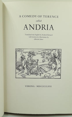 A Comedy of Terence called Andria.