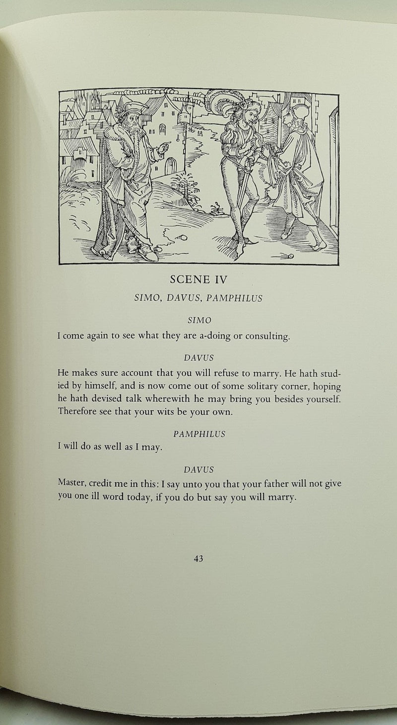 A Comedy of Terence called Andria.
