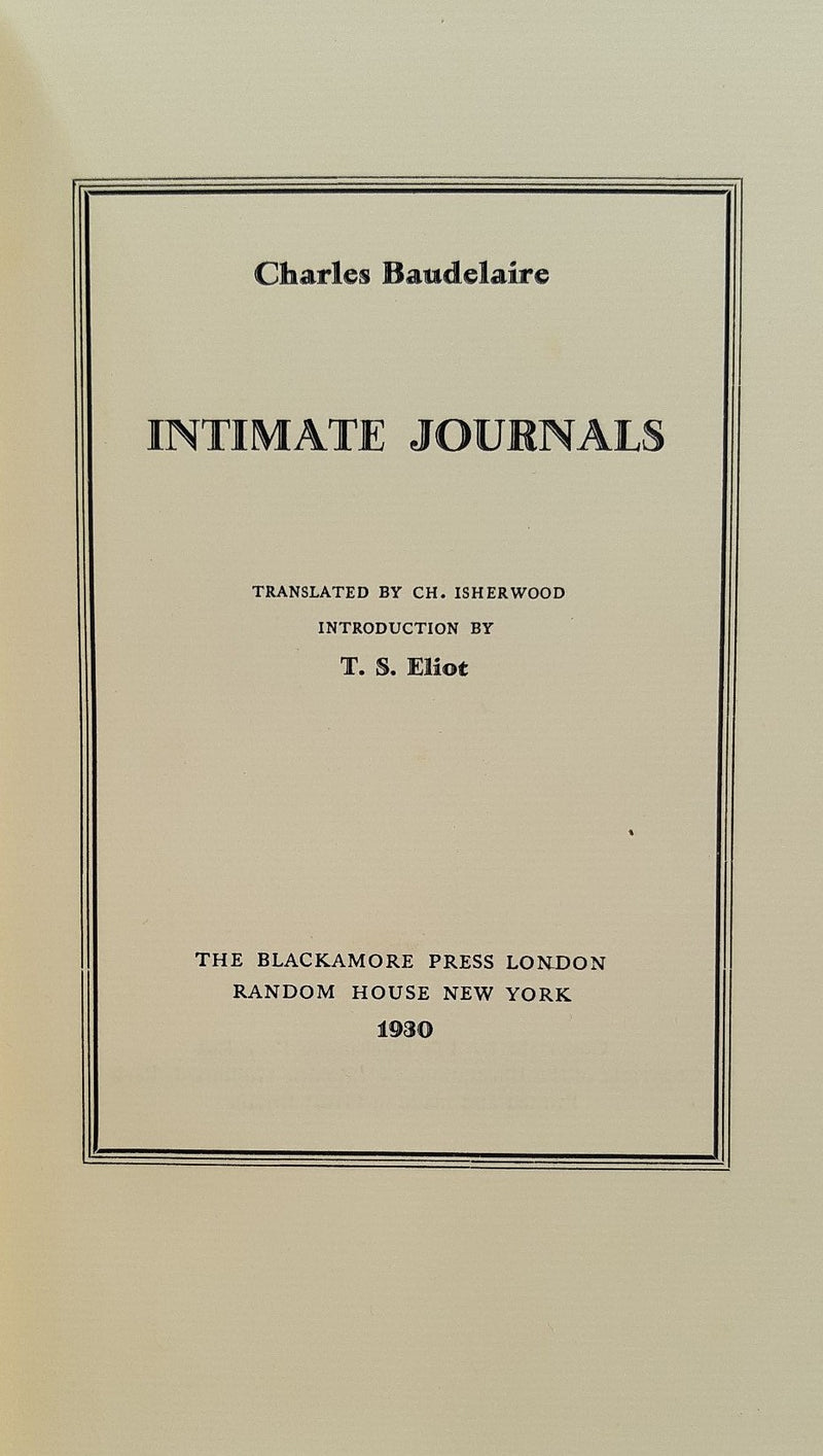 Intimate Journals
