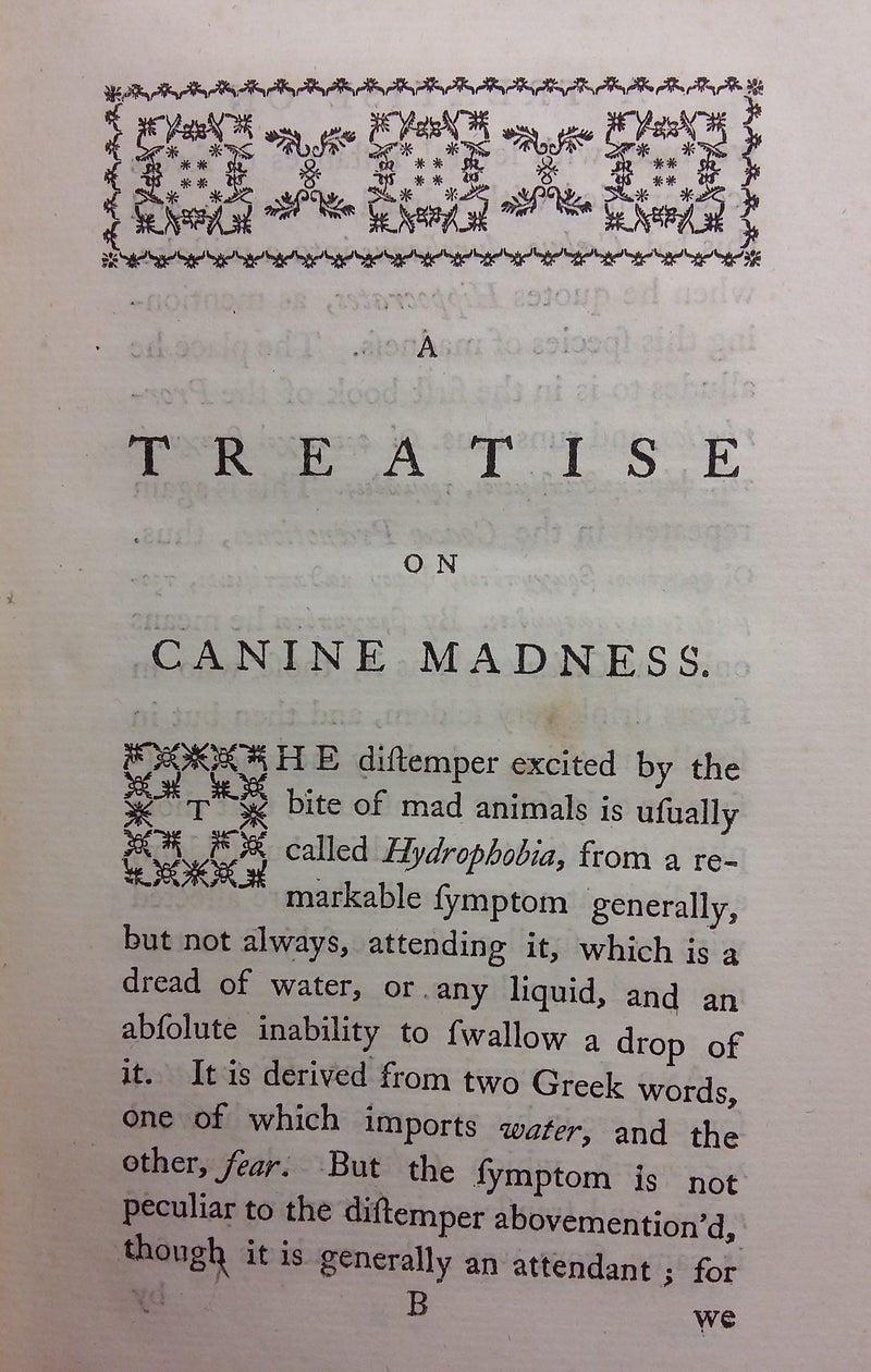A Treatise on Canine Madness