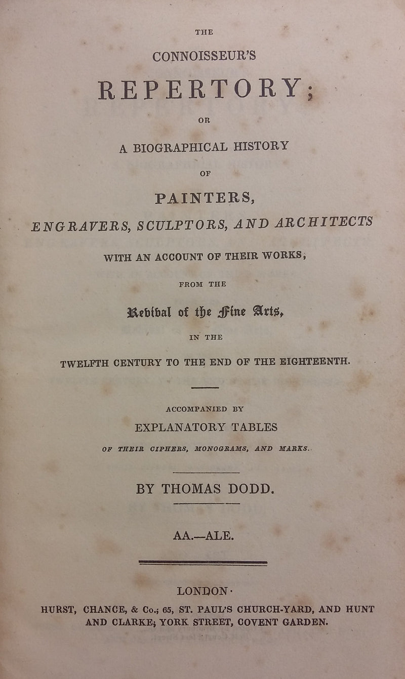The Connoisseur's Repertory