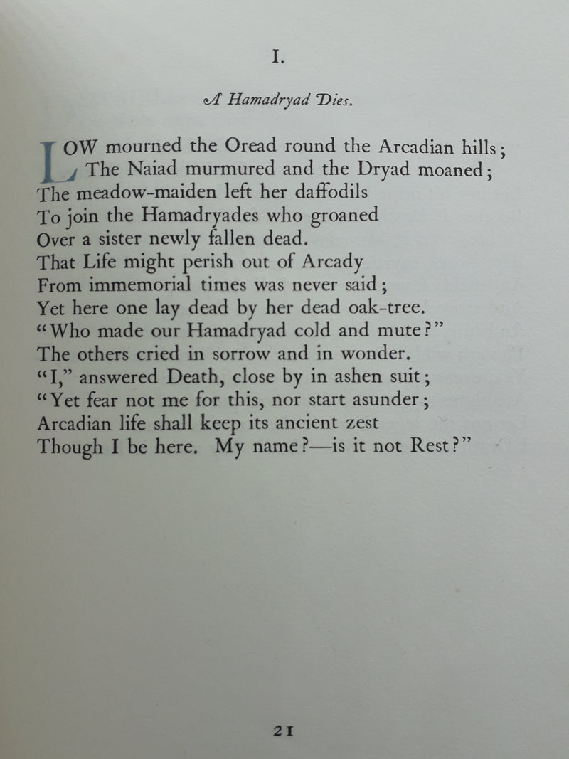 Songs, Sonnets and Miscellaneous Poems.