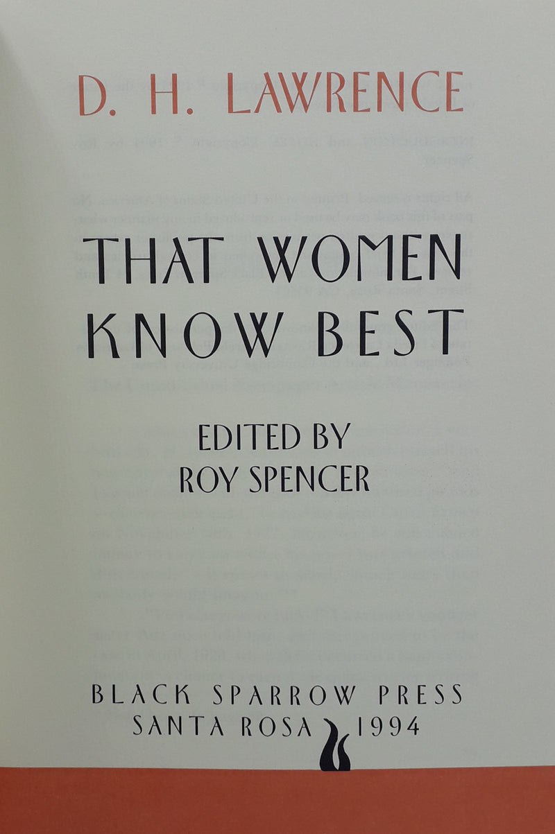 That Women Know Best