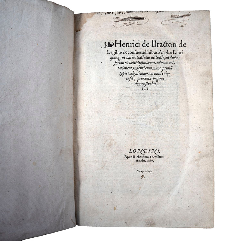 De Legibus et consuetudinibus Angliae