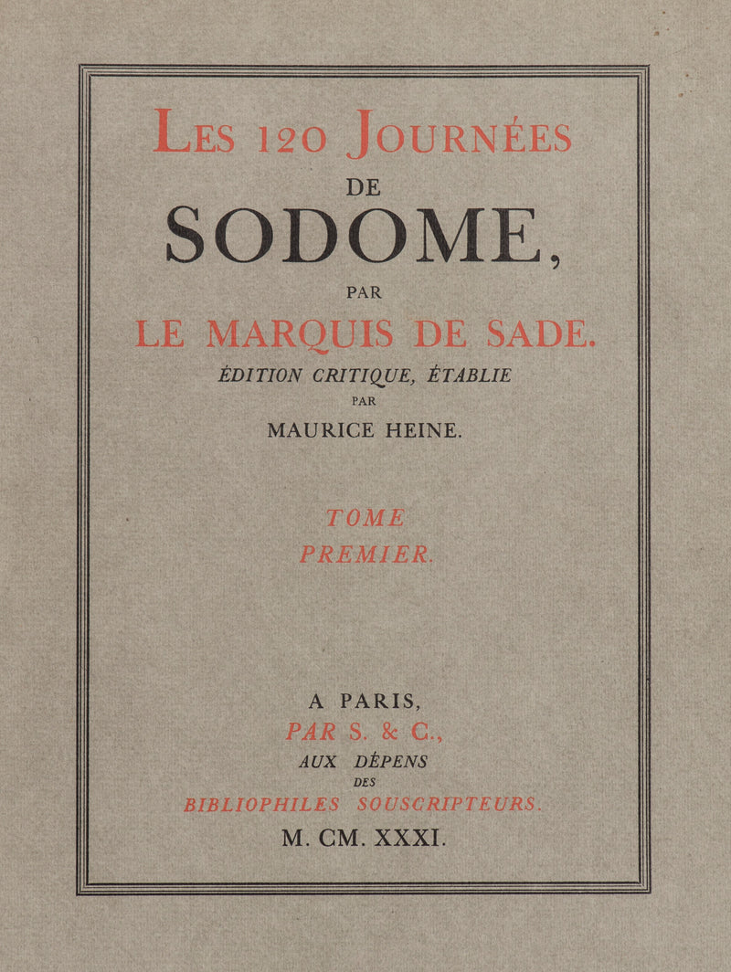 Les 120 Journées de Sodome