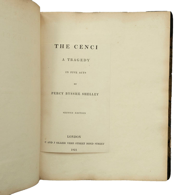 The Cenci. A Tragedy. In Five Acts