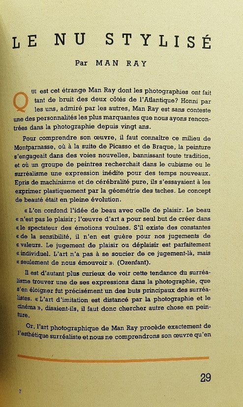 Le Nu en Photographie