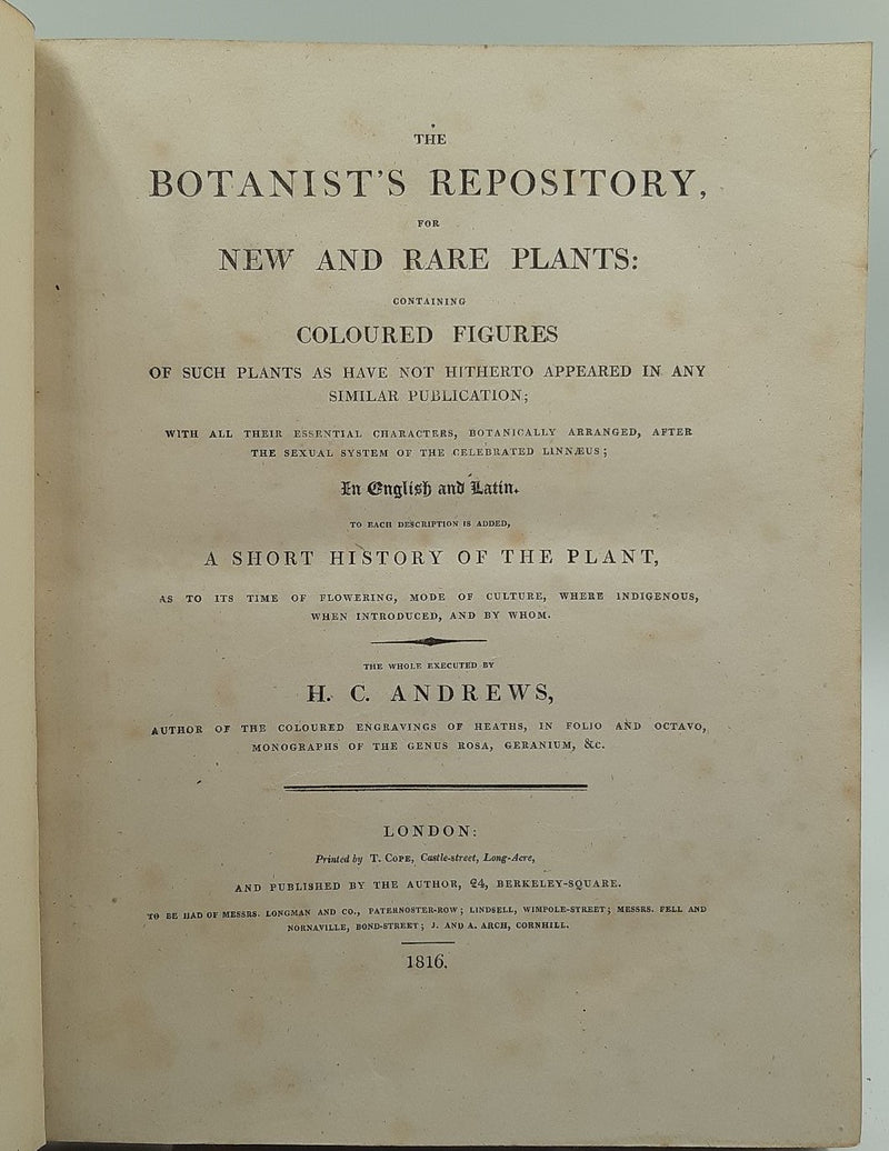 The Botanists Repository