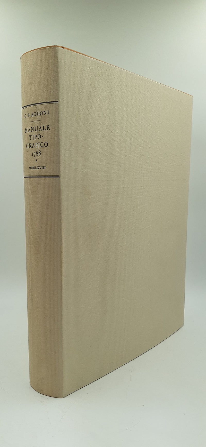 Manuale Tipografico.