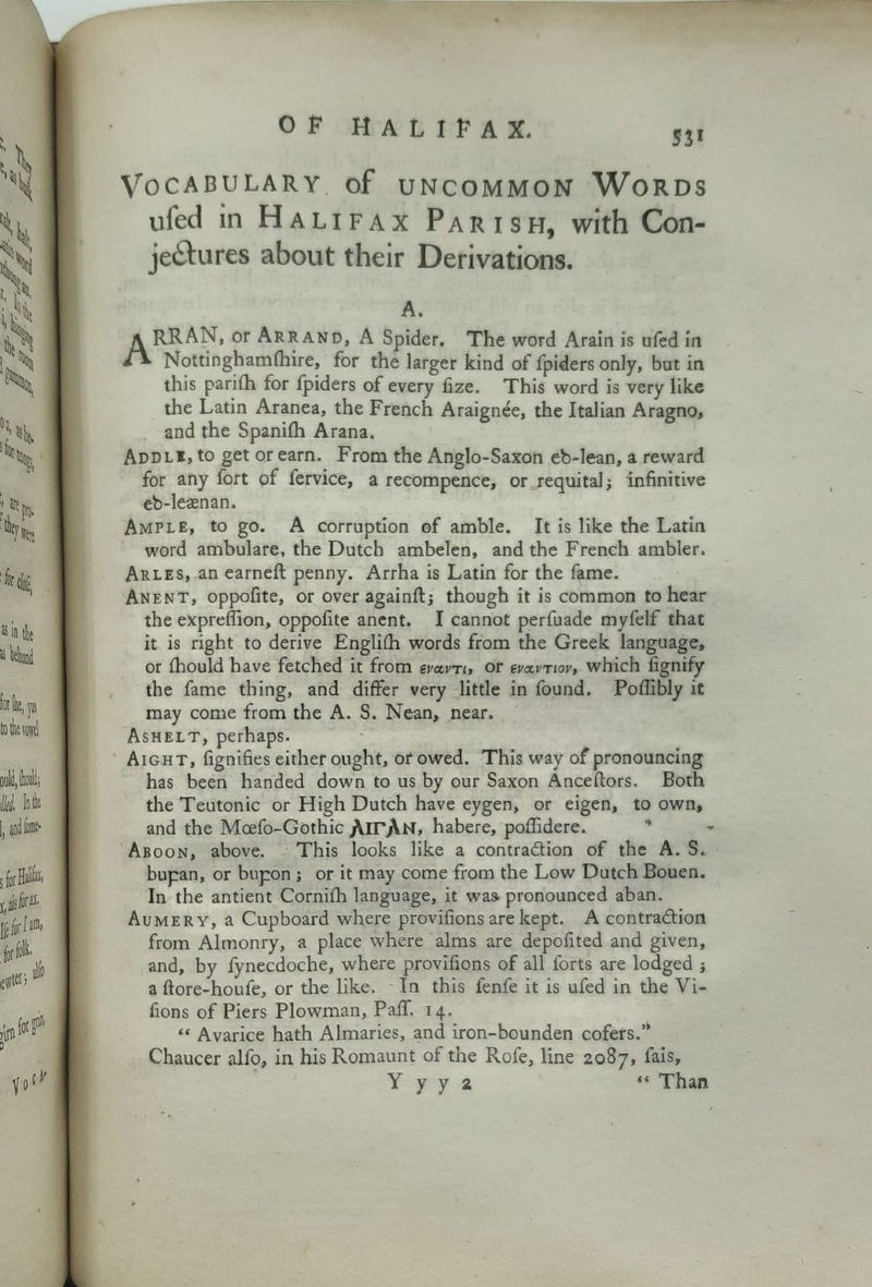 The History and Antiquities of The Parish of Halifax, in Yorkshire. Illustrated with Copper-Plates.