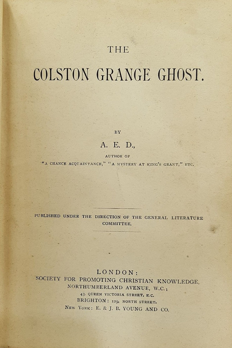 The Colston Grange Ghost