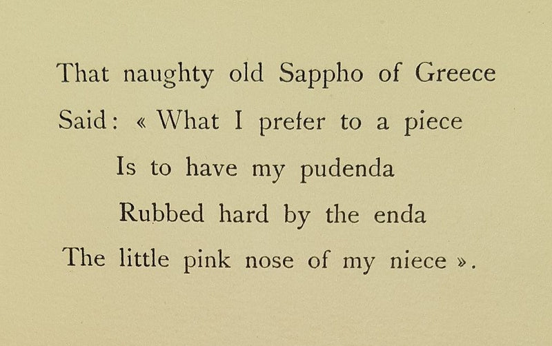 Some Limericks.